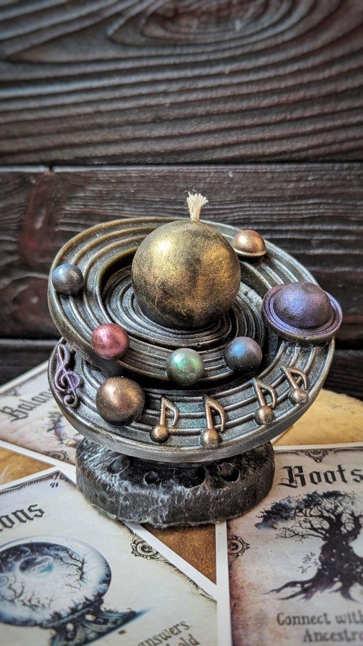 Свеча из пчелиного воска Музыка Сфер