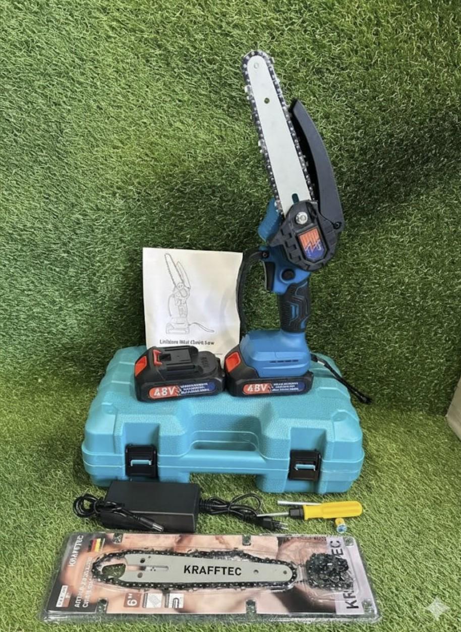 Минипила цепная Domotec аккумуляторная 48V 4Аh (30480471) - фото 5 Минипила цепная Domotec аккумуляторная 48V 4Аh (30480471) - фото 5