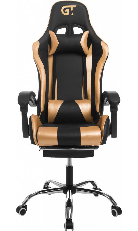 Кресло геймерское GT Racer X-9002 Black/Gold