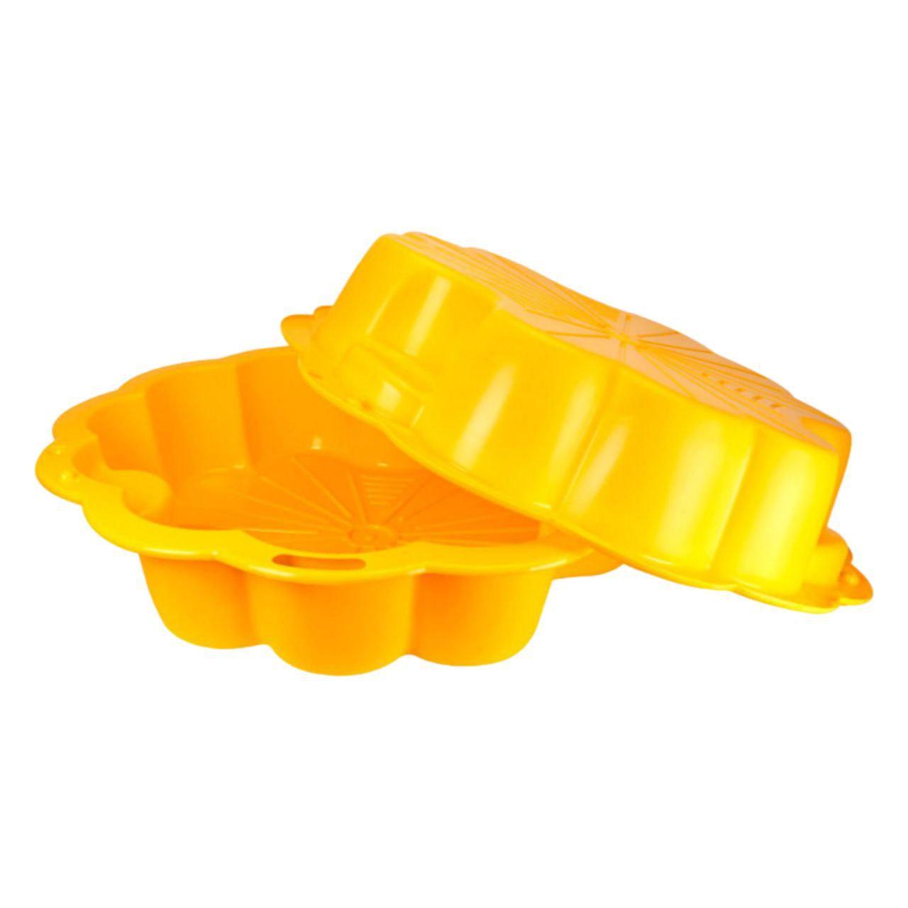 Пісочниця Квітка-маргаритка 2в1 Technok Toys 2183 з кришкою 107x107x20 см (27159194)