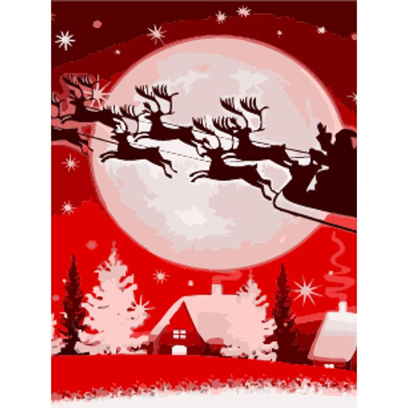 Картина за номерами Strateg Преміум Олені 30x40 см (Str-SS6831)