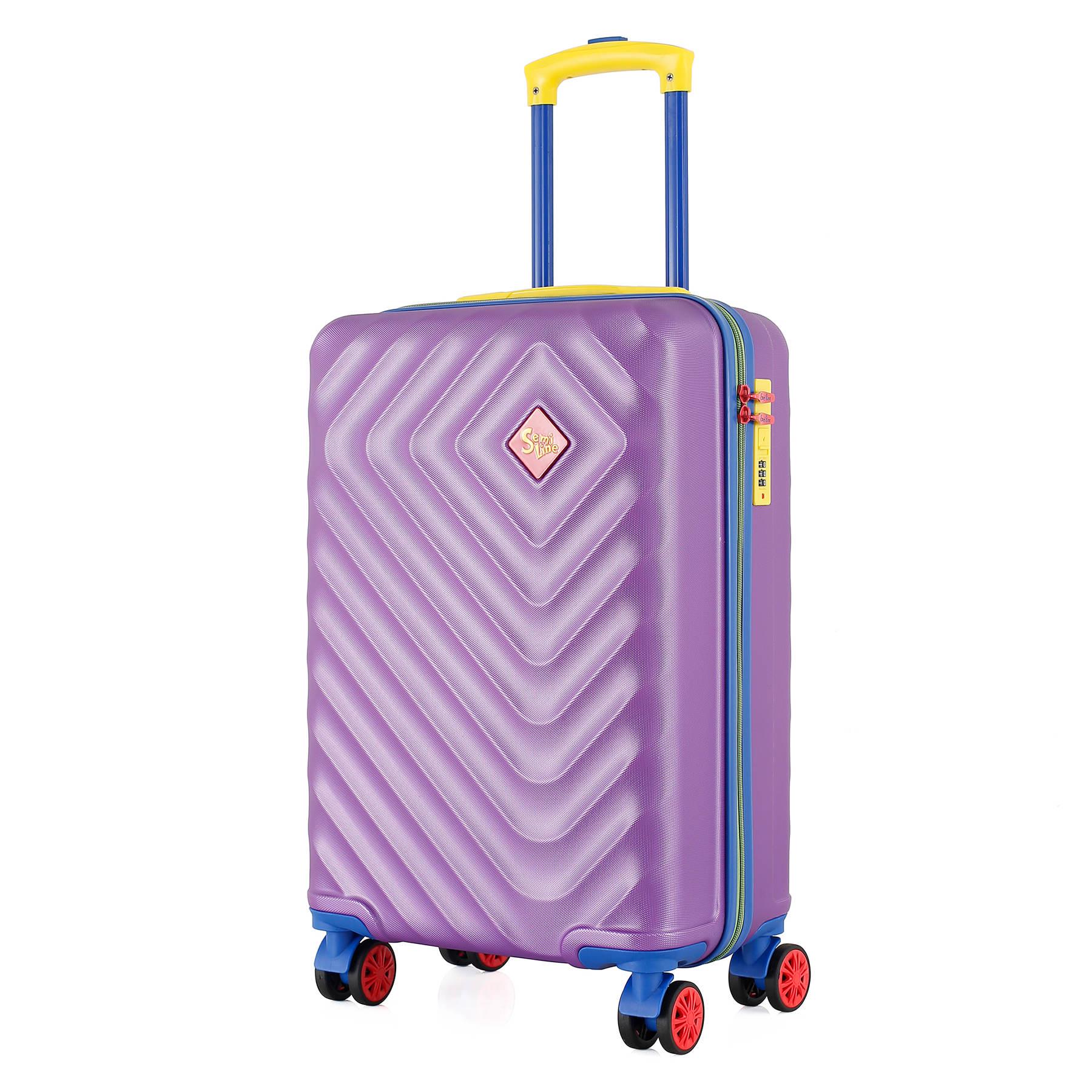 Чемодан SEMI LINE 20" S Purple (T5804-1) - фото 1 Чемодан SEMI LINE 20" S Purple (T5804-1) - фото 1