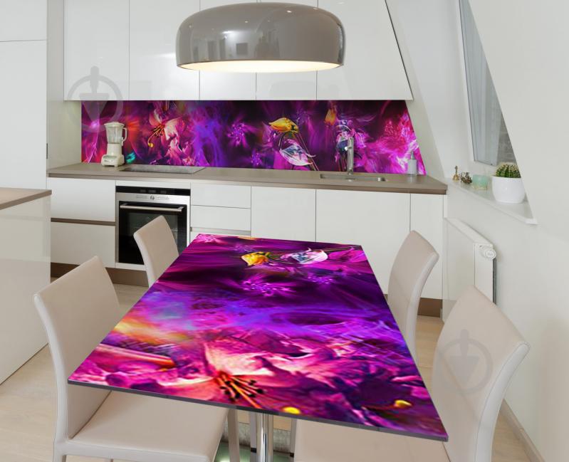 Наклейка 3Д виниловая на стол Zatarga «Вспышки фиолетового огня» 650х1200 мм (Z184092/1st) Наклейка 3Д виниловая на стол Zatarga «Вспышки фиолетового огня» 650х1200 мм (Z184092/1st)