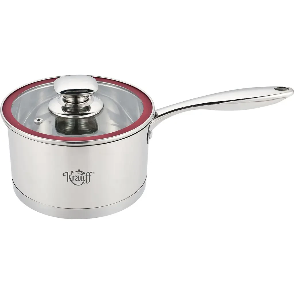 Ковш с крышкой Krauff Luxurios 26-238-037 из нержавеющей стали 2 л 16 см (2602675349)