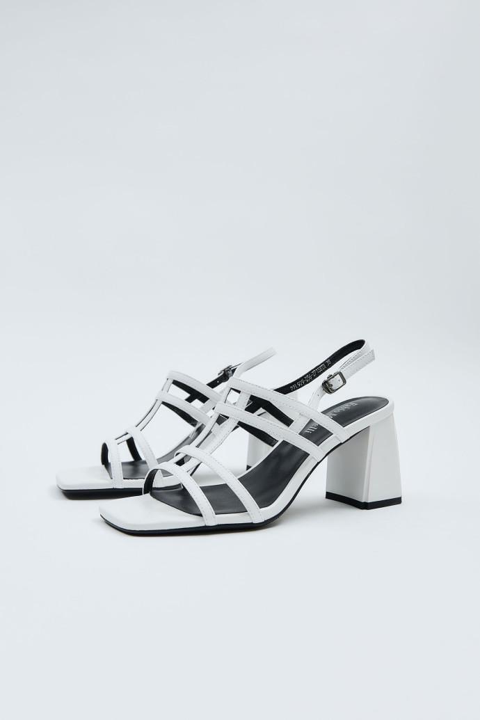 Босоніжки жіночі Fabio Monelli шкіряні р. 37 Білий (193496)