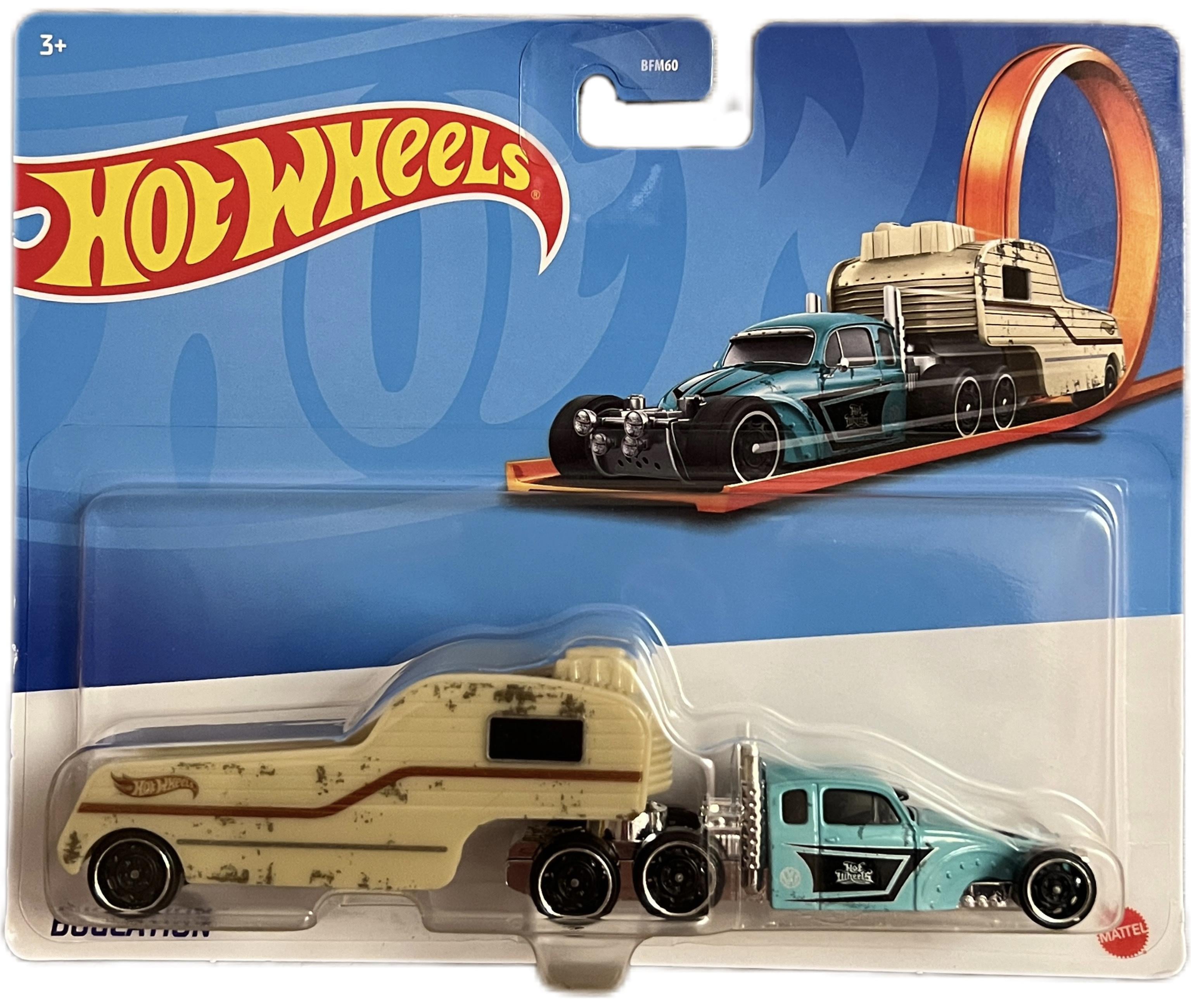 Игрушечный грузовик-трейлер Hot Wheels Bugcation 1:64 (13940926)