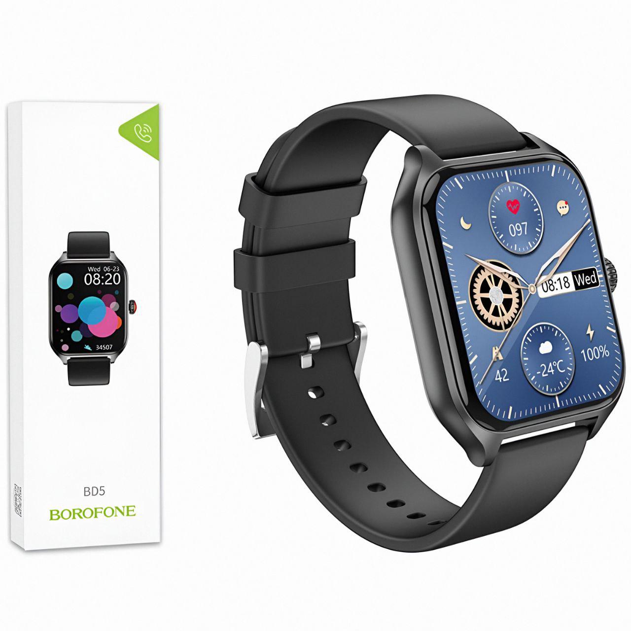 Смарт-часы Borofone BD5 с подсчетом шагов/измерением пульса (25306174)