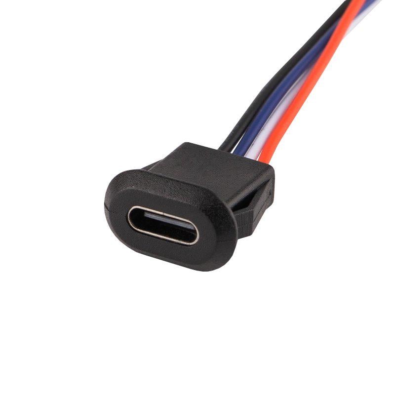 Гнездо USB Type-C 4pin на корпус (A448042)