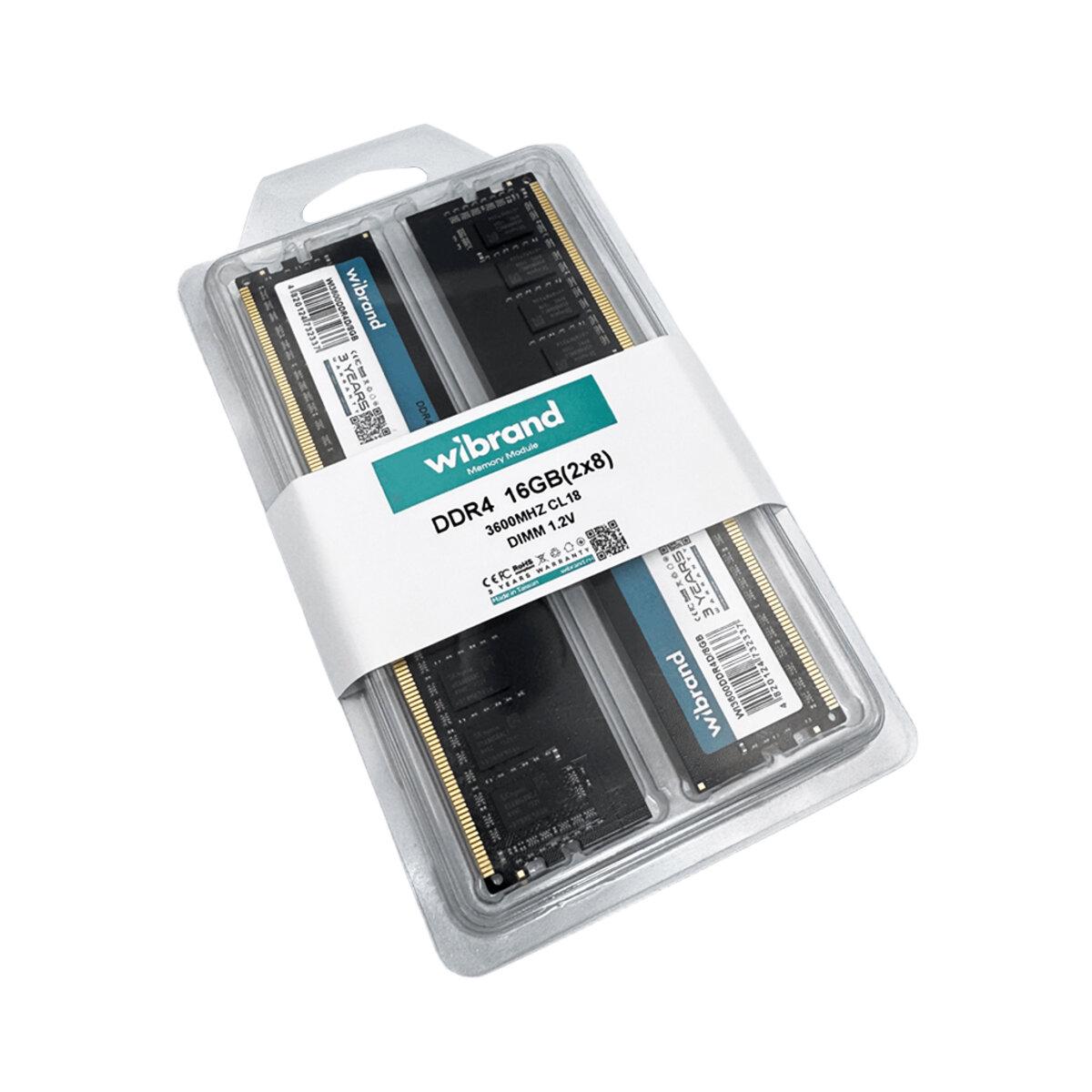 Оперативна пам'ять Wibrand DDR4 16GB (2x8GB) - фото 3