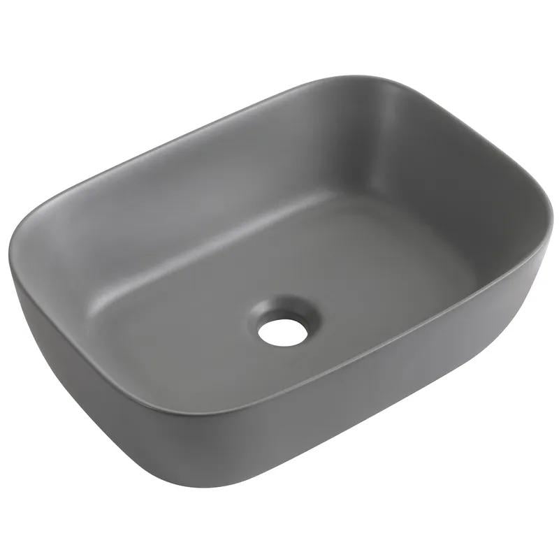 Раковина накладна Mixxus Premium DIVERSE-0116 455x330x135 мм Сірий (MP6651)