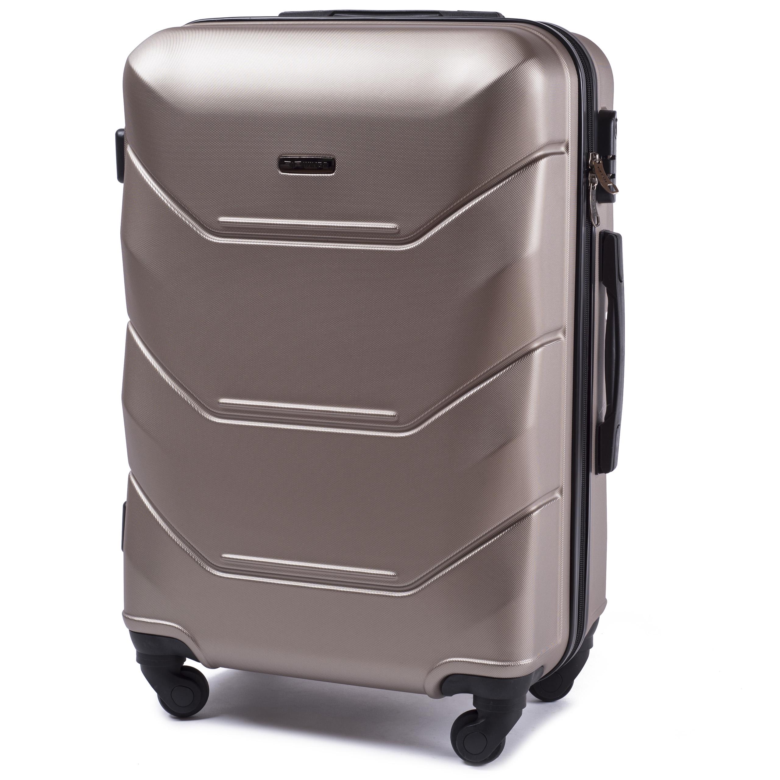 Валіза дорожня Wings 147 з полікарбонату М 65х43х26 см Шампань (10880619) - фото 1 Валіза дорожня Wings 147 з полікарбонату М 65х43х26 см Шампань (10880619) - фото 1