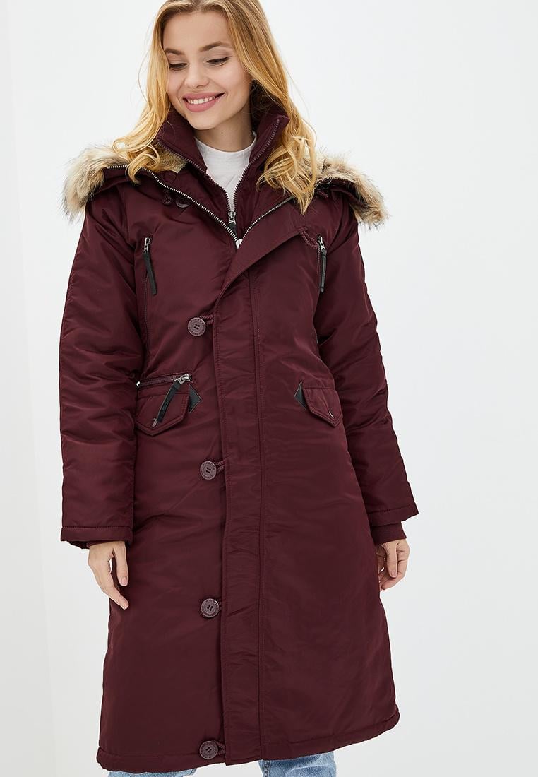 Куртка-парка жіноча Airboss N-7B Eileen FN XS Бордовий (28880)