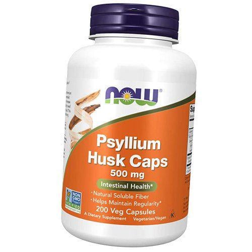 Псиллиум шелуха семян подорожника Now Foods Psyllium Husk 500 200 вег. Капс. (69128022)