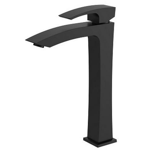 Смеситель для умывальника KOER KB-11007-05 KR3441 высокий однорычажный Черный (176830)