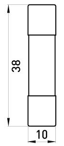 Запобіжник циліндричний плавкий E.NEXT e.fuse.1038.13 13А gG/gL 10х38 мм (i0610016) - фото 2