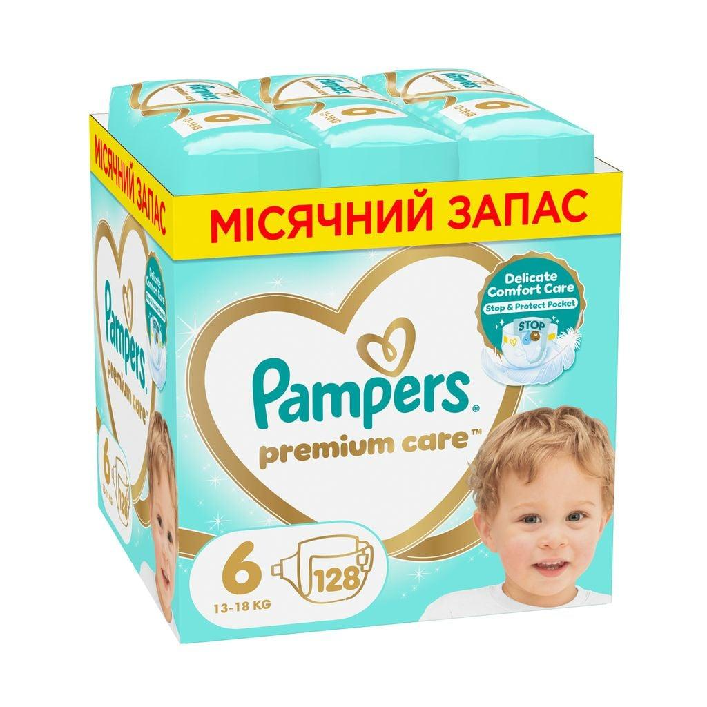 Підгузки дитячі Pampers Premium Care р. 6 13-18 кг 128 шт. (PD262552)