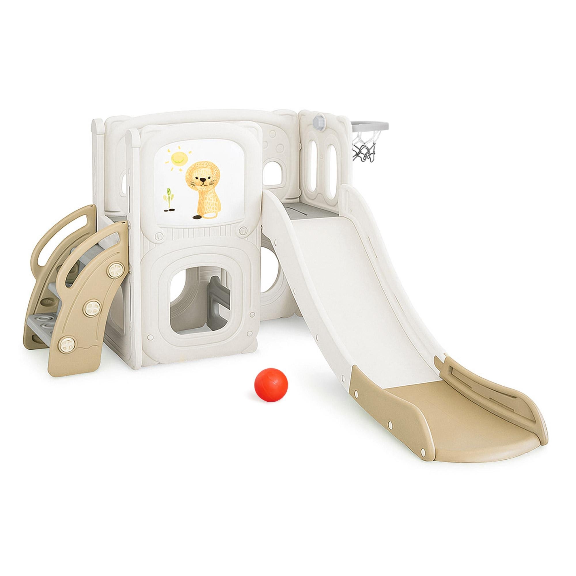 Дитячий ігровий комплекс Mealux Tower White/Brown (KD-B013 White/Brown)