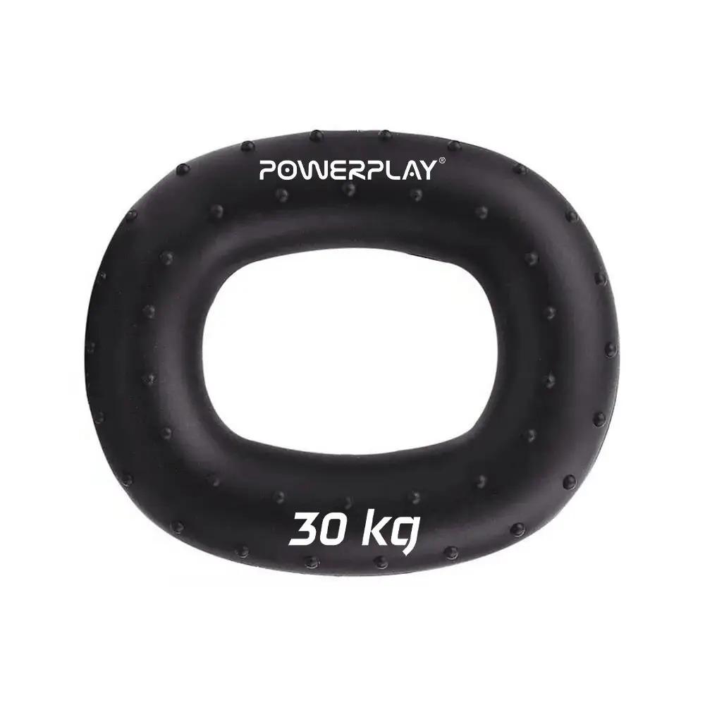 Эспандер кистевой силиконовый PowerPlay PP-4337 Hand Grip Hard 30 кг Черный