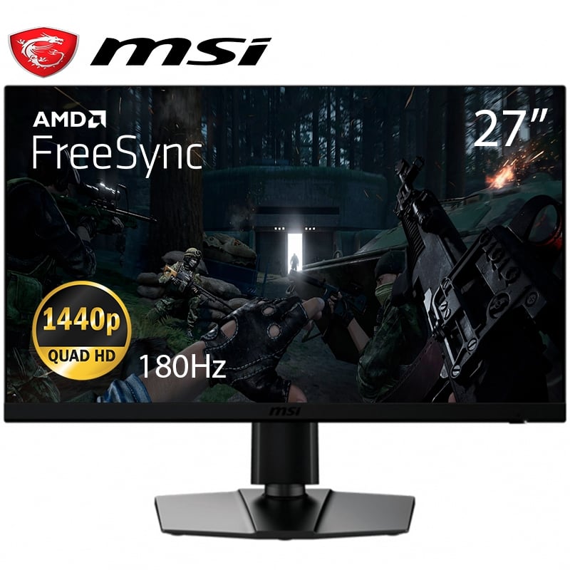 ᐉ Монитор безрамочный MSI G272QPF E2 Rapid IPS 2560x1440 QHD 27