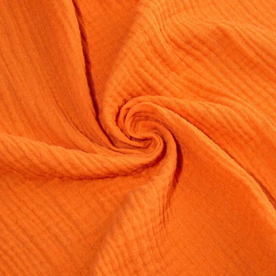 Тканина плательна IDEIA Муслін креш 1,35 м Помаранчевий (2200004224022)