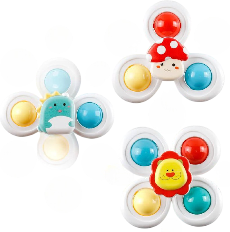 Погремушки спинера Fun Game HB0861 Животные на присоске 3 шт. (2204979597)