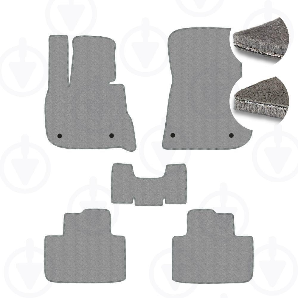 Комплект килимків до салону Star-Tex на BMW X4 G02 2018- текстиль/Fortuna Сірий (10258-64-82-85)