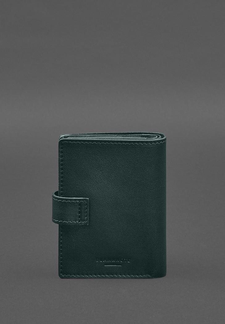 Обложка-портмоне кожаная для военного билета офицера запаса узкий документ Зеленый (A-028335) - фото 8 Обложка-портмоне кожаная для военного билета офицера запаса узкий документ Зеленый (A-028335) - фото 8
