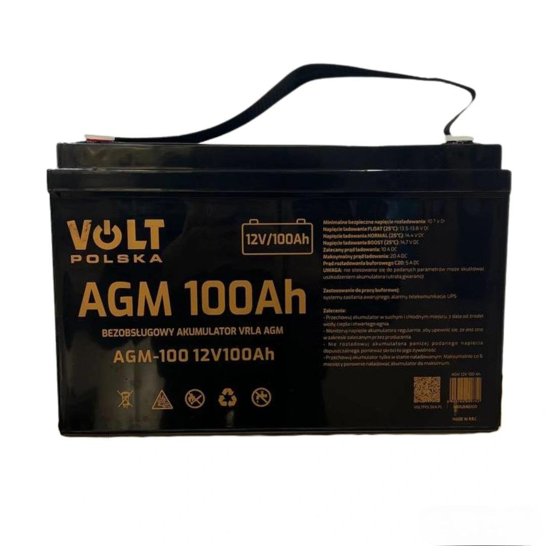 Комплект Volt Polska SINUS PRO 1100 E PLUS 12/230 V 800/1200 та акумулятор AGM 12 V 100 Ah - фото 2 Комплект Volt Polska SINUS PRO 1100 E PLUS 12/230 V 800/1200 та акумулятор AGM 12 V 100 Ah - фото 2