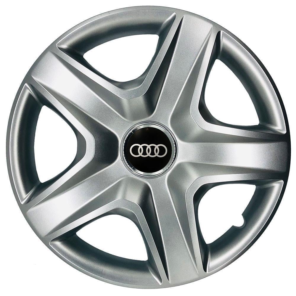 Колпаки SJS 418 с логотипом Audi R16 4 шт. Серебристый (2654562519)