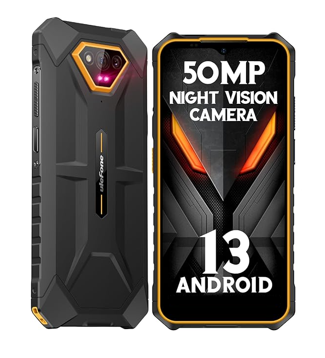 Смартфон Ulefone Armor X13 6/64 ГБ IP69K NFC Black/Orange (20787453) - фото 1