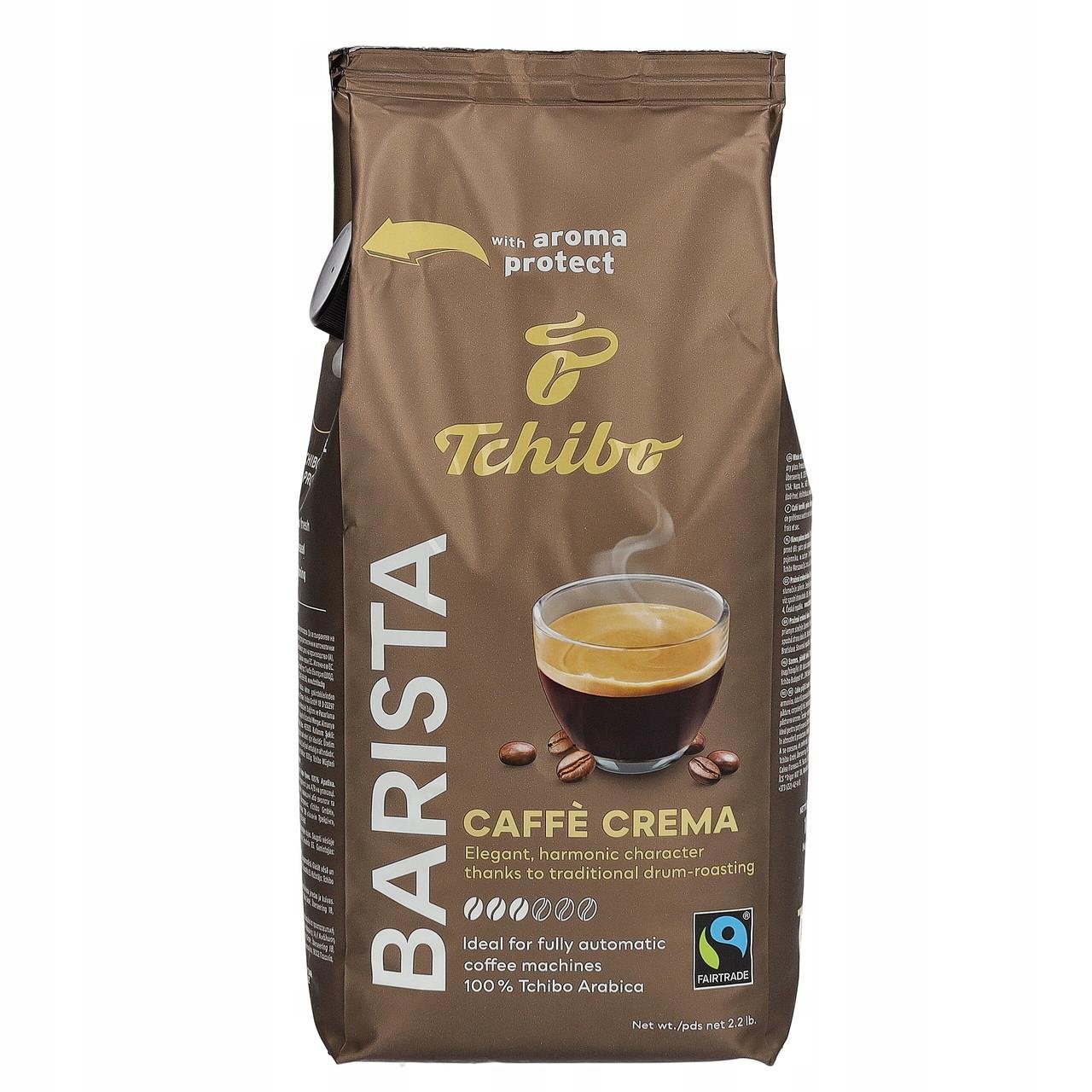 Кава в зернах Tchibo Barista Caffe Crema 1 кг 1000 г