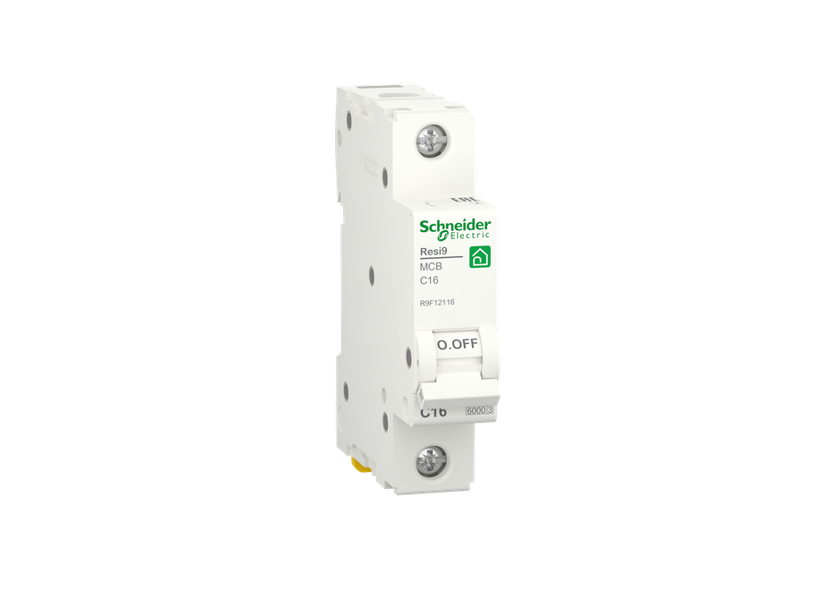 Автоматичний вимикач Schneider Electric Resi9 1P 16A C 6kA - фото 1