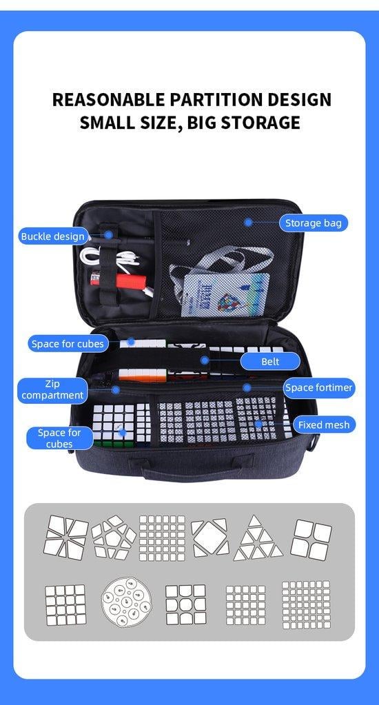 Сумка для спидкубинга QiYi MoFangGe Cubing (17918) - фото 6 Сумка для спидкубинга QiYi MoFangGe Cubing (17918) - фото 6