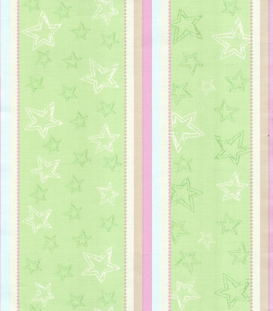 Обои Дуплекс Тофи 0517039-71 полоса 0,53x10,05 м Салатовый (2000000498485)