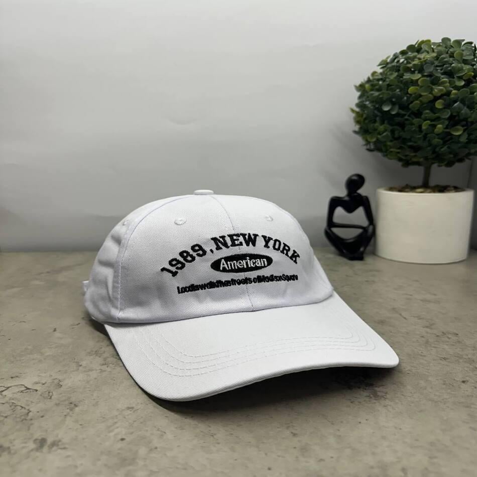 Кепка-бейсболка летняя New York OS Белый (00206) - фото 5 Кепка-бейсболка летняя New York OS Белый (00206) - фото 5