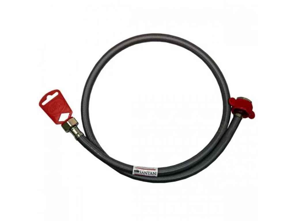 Шланг SANTAN 200 см антикорозія Г-Г 1/2"х1/2" 1307011 (776610) Шланг SANTAN 200 см антикорозія Г-Г 1/2"х1/2" 1307011 (776610)