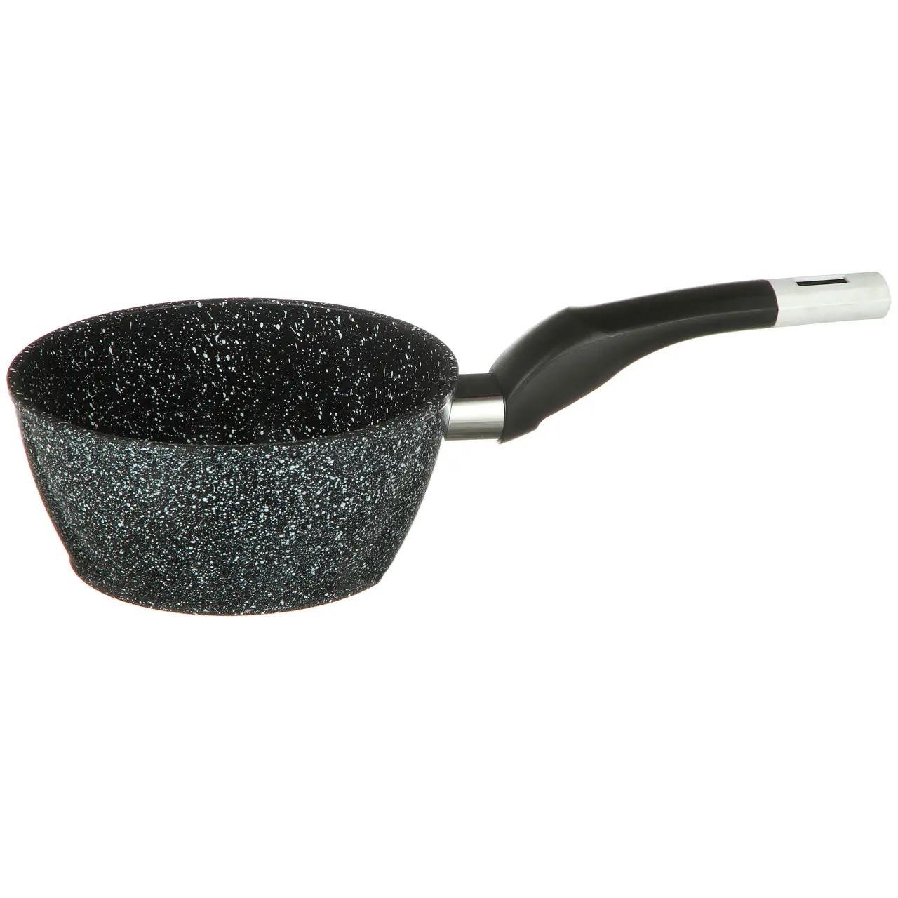 Ковш кухонный A-PLUS мраморное покрытие 1,3 л ø 16 см - фото 3 Ковш кухонный A-PLUS мраморное покрытие 1,3 л ø 16 см - фото 3