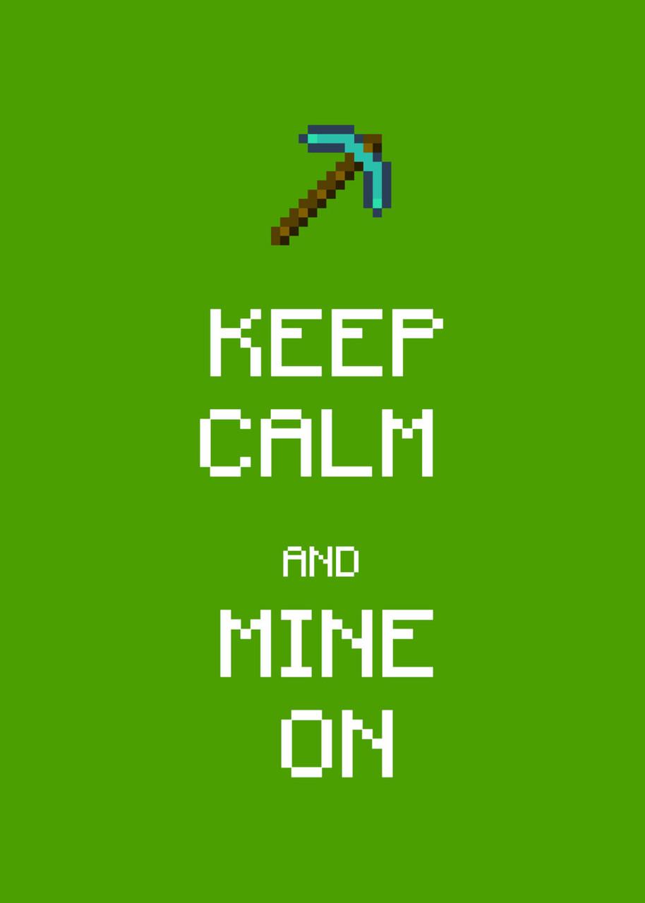 Картина постер Gee! Minecraft Майнкрафт минимализм 40х60 см MC.09.166