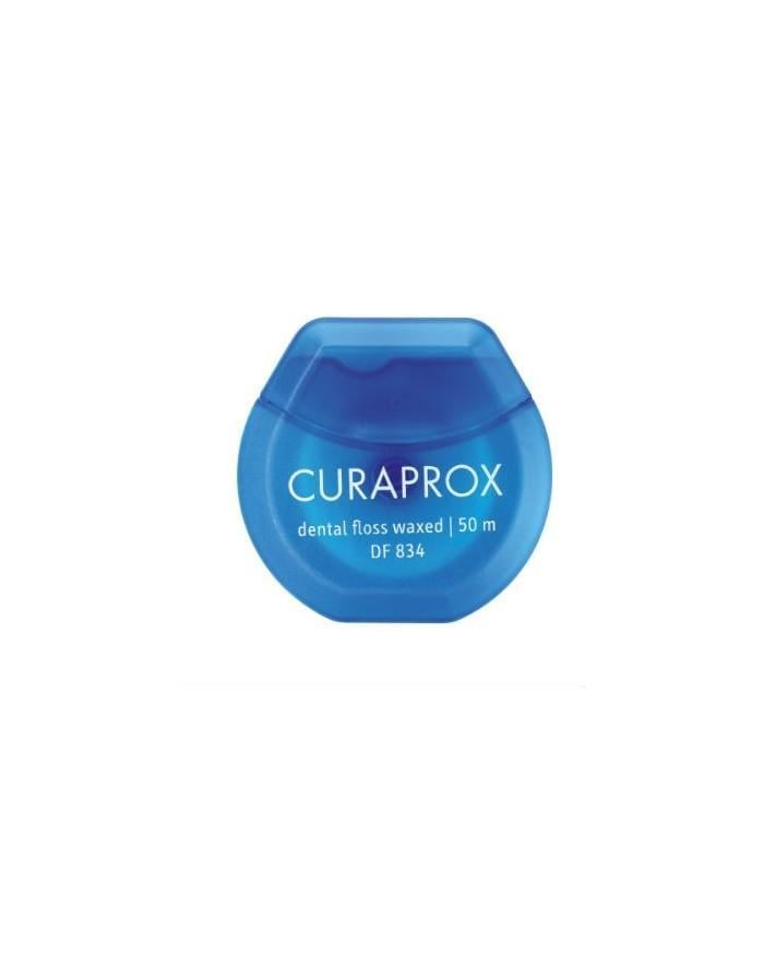 Зубна нитка CURAPROX тефлонова з хлоргексидином DF 820 PTFE 50 м