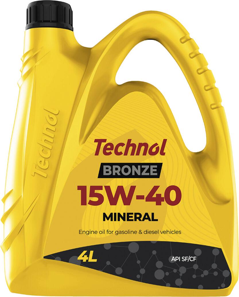 Моторное масло бензин/дизель Technol 15W-40 4 л Bronze