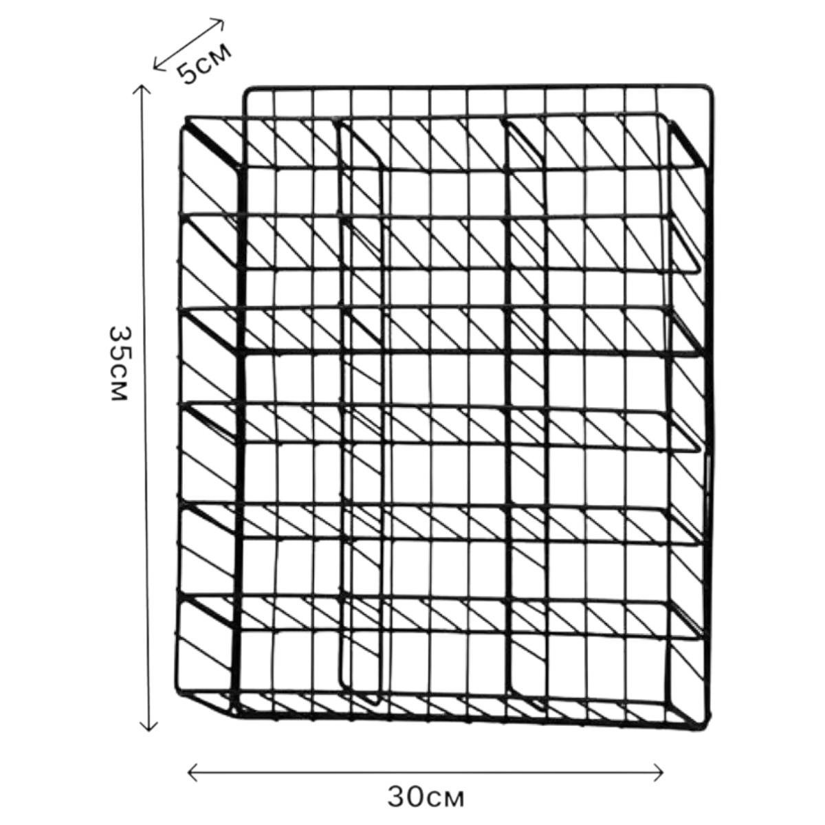 Полиця органайзер Modern Home підвісна для нижньої білизни 30х5х35 см (TD01350) - фото 5