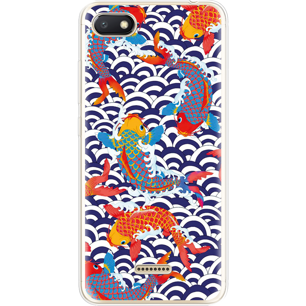 Чехол Boxface Xiaomi Redmi 6A Koi Fish Прозрачный силикон (34811-up2477-34811)