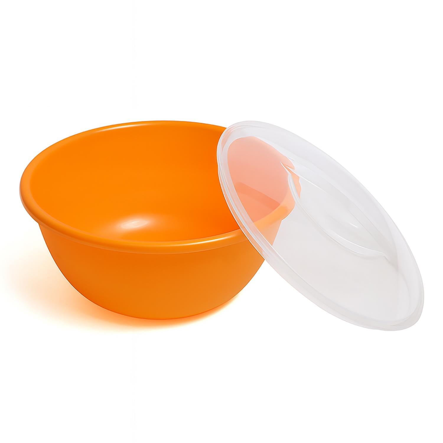 Миска с крышкой Ø  24,6 см 3 л Оранжевый (88001)