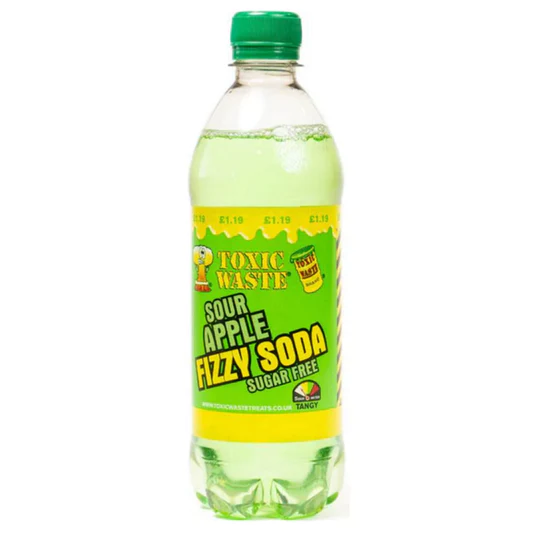 Напій Toxic Waste Sour Apple Soda 500 мл (fbvdsfvsd)