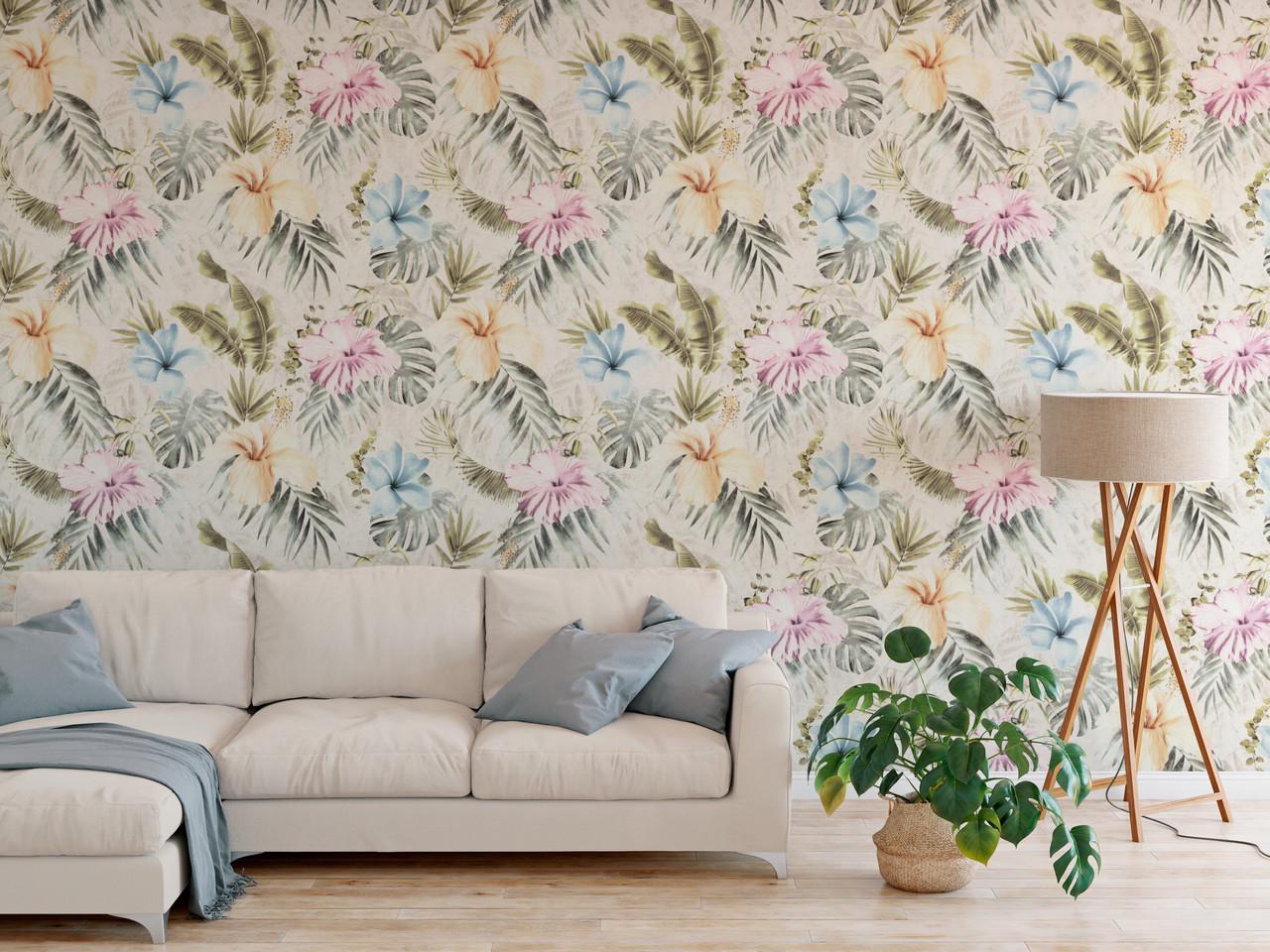 Шпалери універсальні LS миючі 10,05х1,06 м Бірюзово-червоний (5-1562) - фото 4 Шпалери універсальні LS миючі 10,05х1,06 м Бірюзово-червоний (5-1562) - фото 4