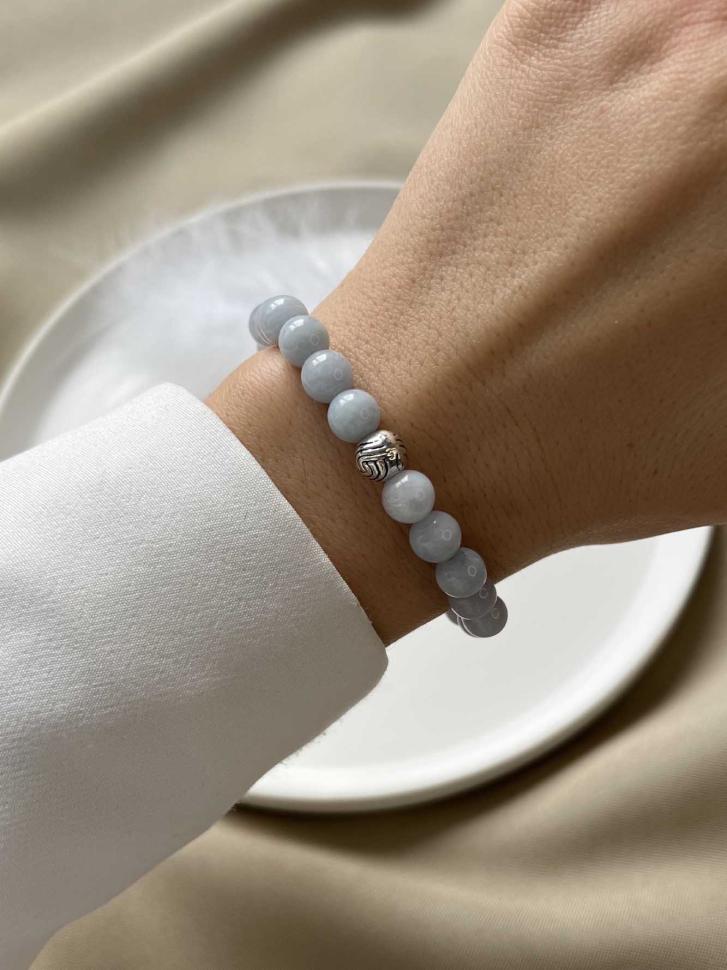 Браслет из натурального аквамарина (4594) Браслет из натурального аквамарина (4594)