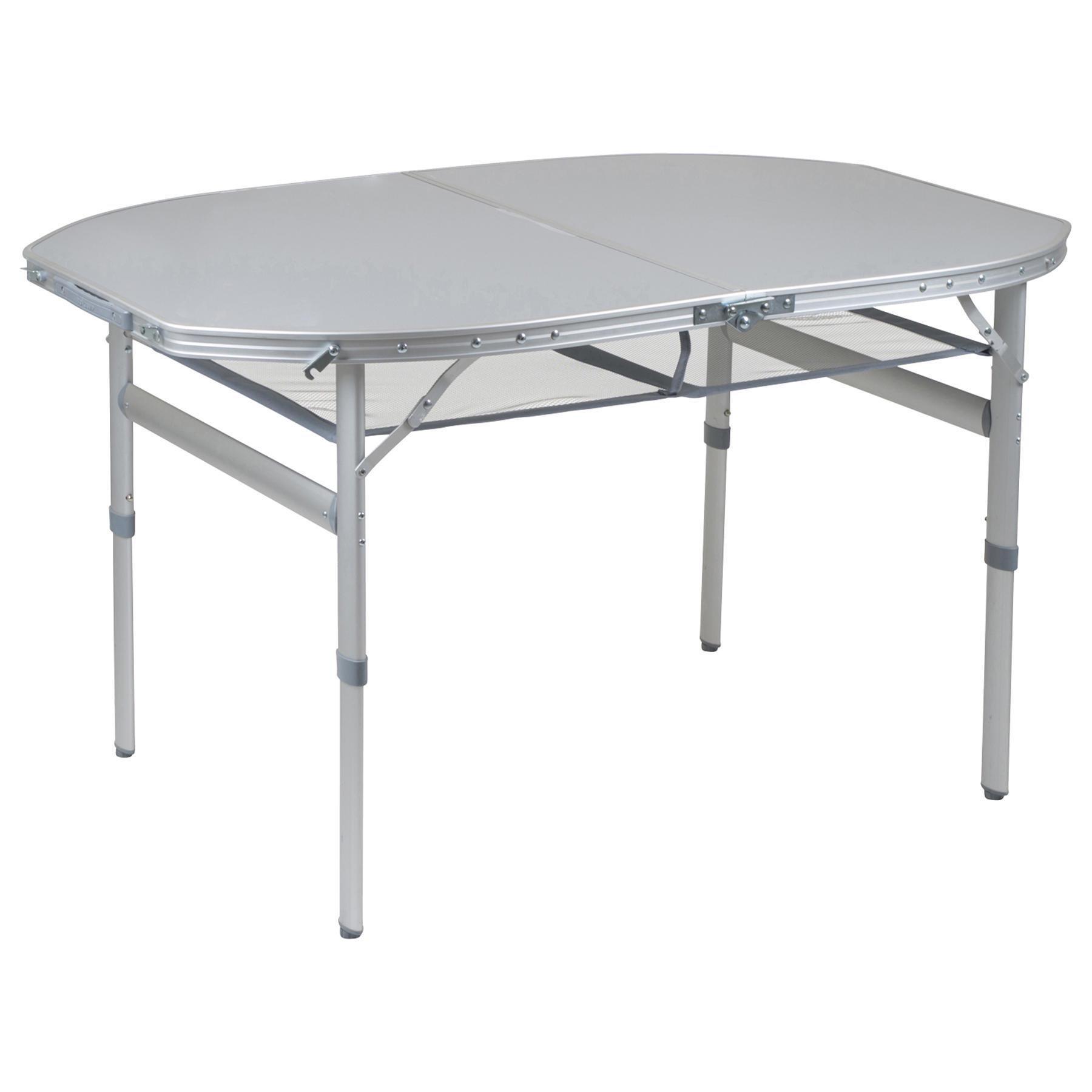 Стол туристический Bo-Camp Premium Oval 120x80 см Grey (1404420)