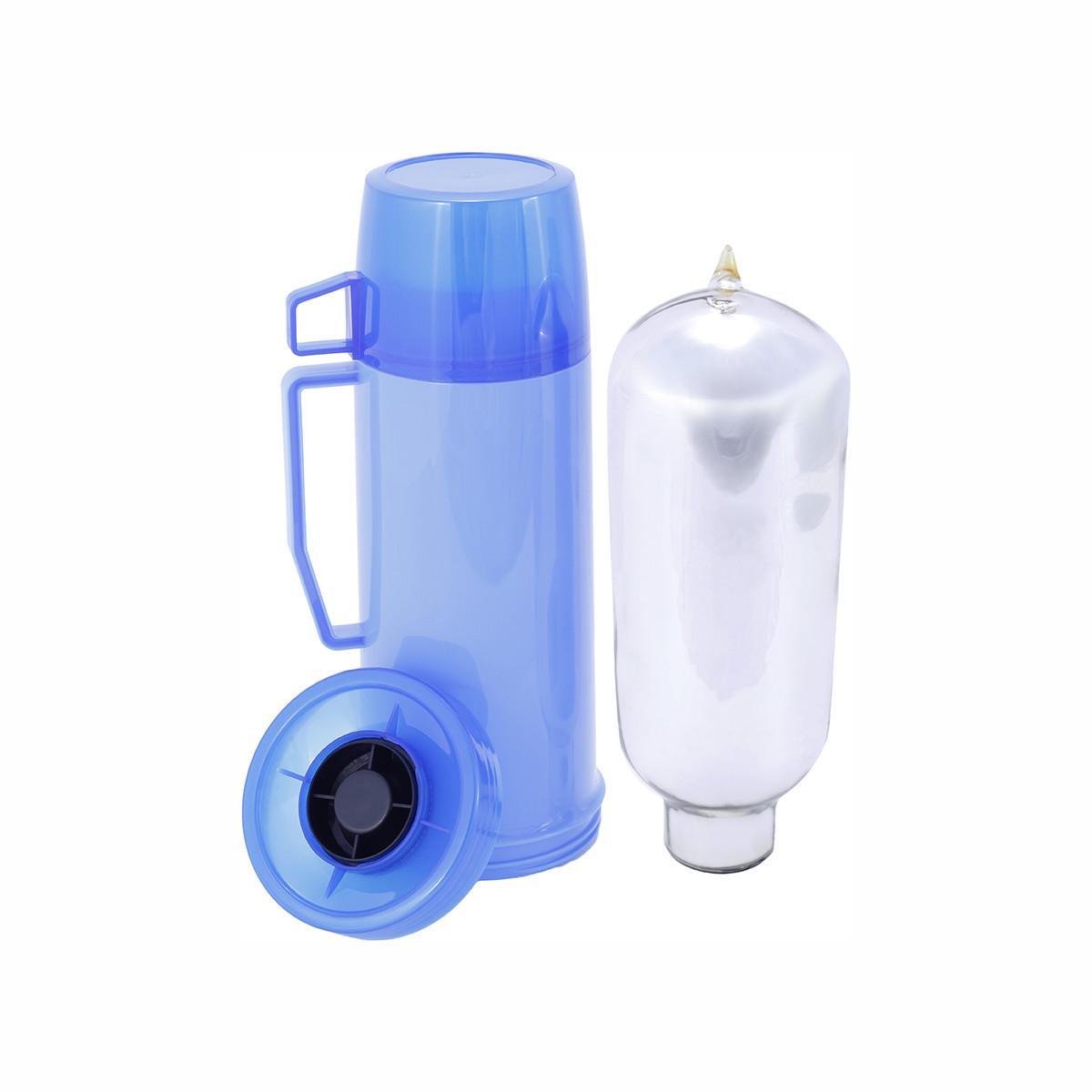 Термос із ручкою Kamille KM-2071 зі скляною колбою та 2 чашками 600 мл Синій (150-84-2071.2) - фото 4 Термос із ручкою Kamille KM-2071 зі скляною колбою та 2 чашками 600 мл Синій (150-84-2071.2) - фото 4