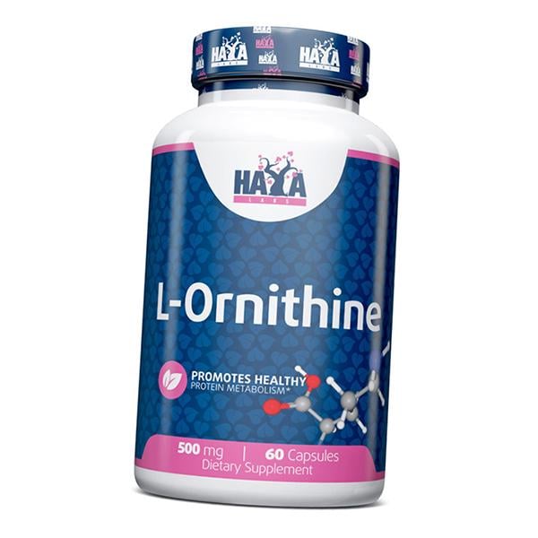 Л Орнитин Haya L-Ornithine 500 60 капс. (27405017)