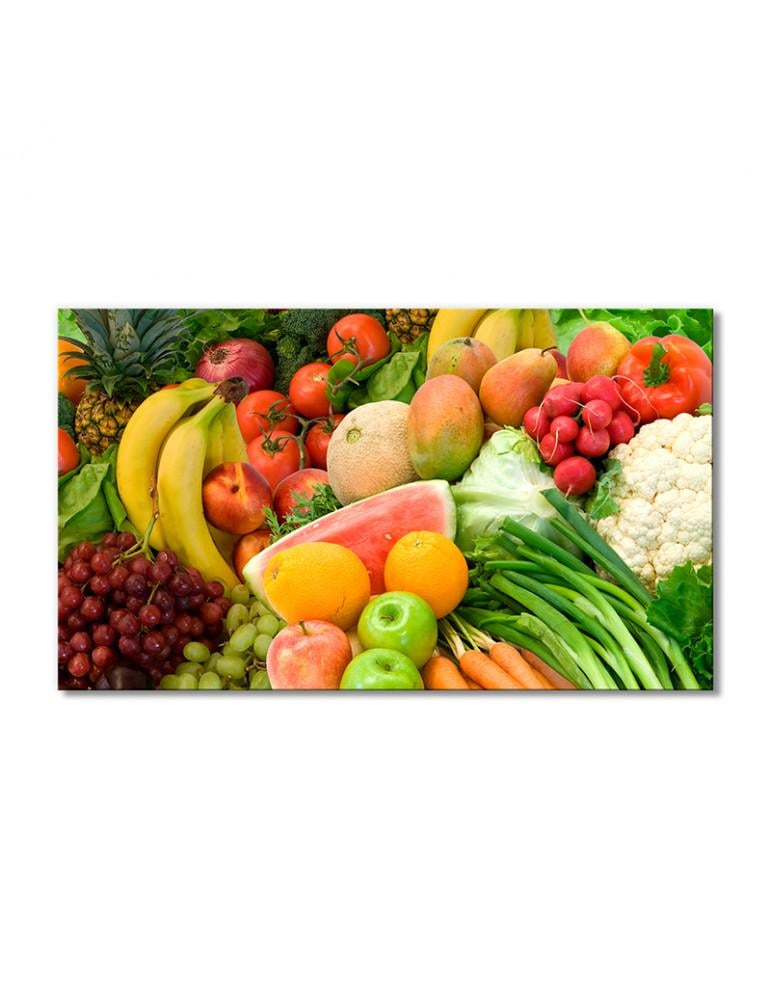 Картина модульная Сезонные овощи и фрукты 1 модуль 60x90 см